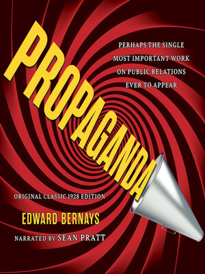 cover image of Propaganda (Original Classic 1928 Edition)